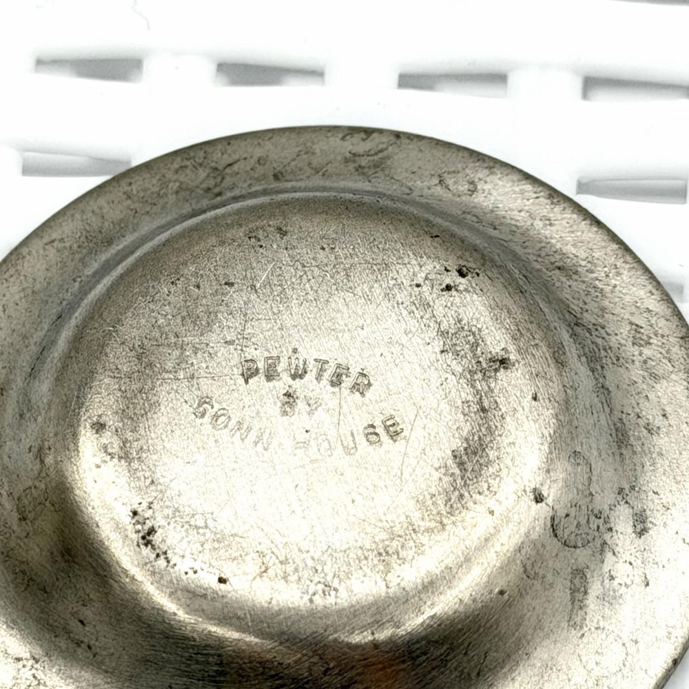 Vintage Mini Pewter & Silverplate Creamer Lot Trinkets Typesetter Case Smalls - Picture 8 of 16